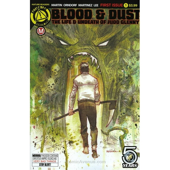 Blood And Dust #1A VF ; Action Lab Comic Book
