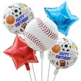 thumbnail image 1 of Fiudx Juego de Globos de Copa de Fútbol, Decoración para Fiestas Deportivas, Material de Película de Aluminio, Temática de Guantes de Fútbol y Béisbol, Decoración para Cumpleaños y Festividades, 5 Gl, 1 of 1
