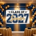thumbnail image 6 of Class of 2027 Graduation Flags Classroom, Polyester Large Banner Decorations, Easy Hang Store Transport Flag, S*chool Group Celebration Indoor Outdoor Display, 6 of 6