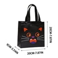 thumbnail image 3 of Halloween Treat Bags,Reusable Goodie Gift Bags With Handles For Trick Or Treat Candy And Party Favors,Character Print Tote Bags For Classroom Costume Party October Holiday Supplies And Decor(black), 3 of 6