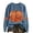 A2-Light Blue, variant on Halloween Hoodie Pumpkin Season Themed Printed Hooded Sweatshirts Women Fall Pullover Tops (A2-Brick Red XXL)