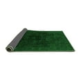 thumbnail image 2 of Ahgly Company Indoor Rectangle Abstract Green Modern Area Rugs, 2' x 5', 2 of 4