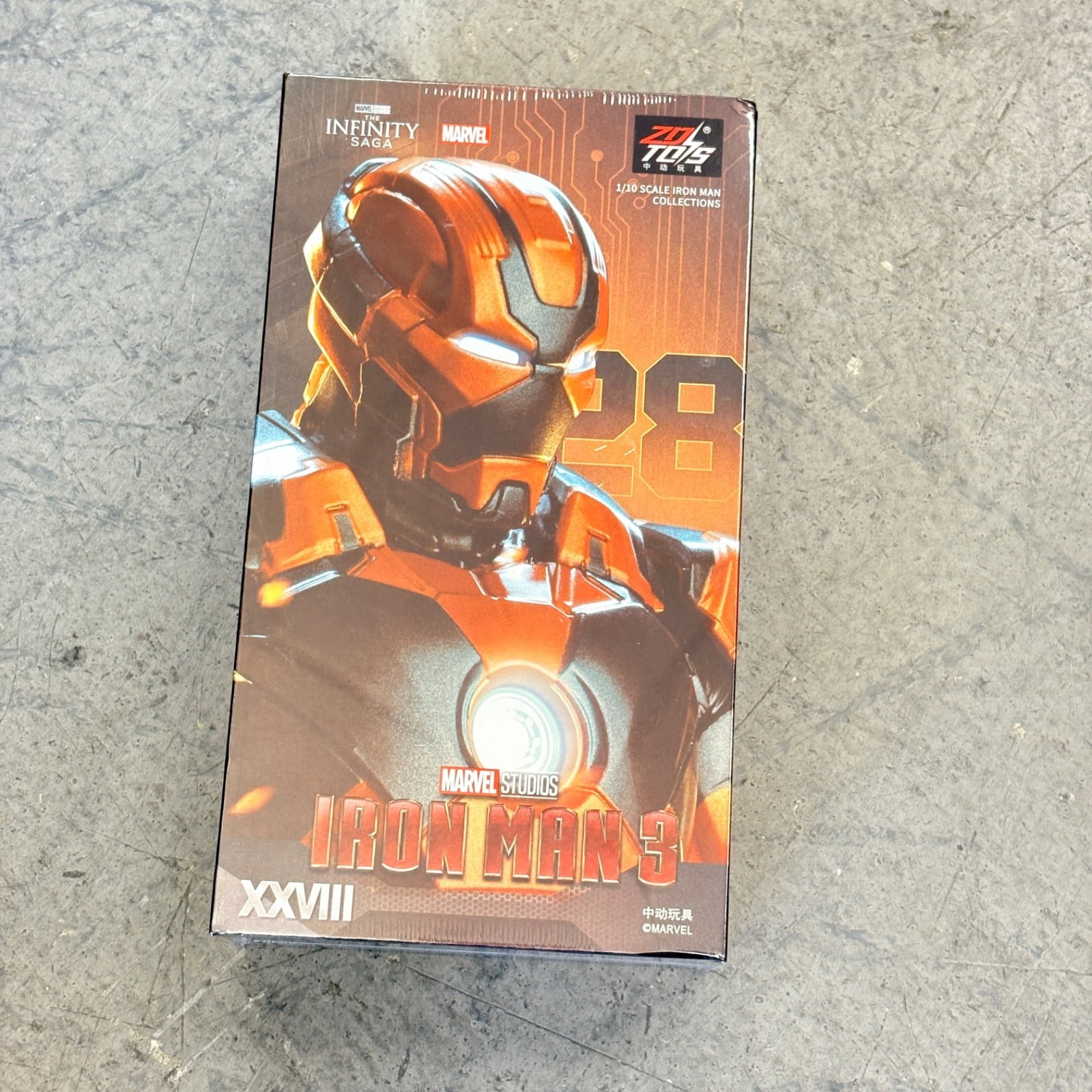 ZD Toys 1/10 Scale Iron Man Mark XXVIII MK28 Jack Collector Action Figure