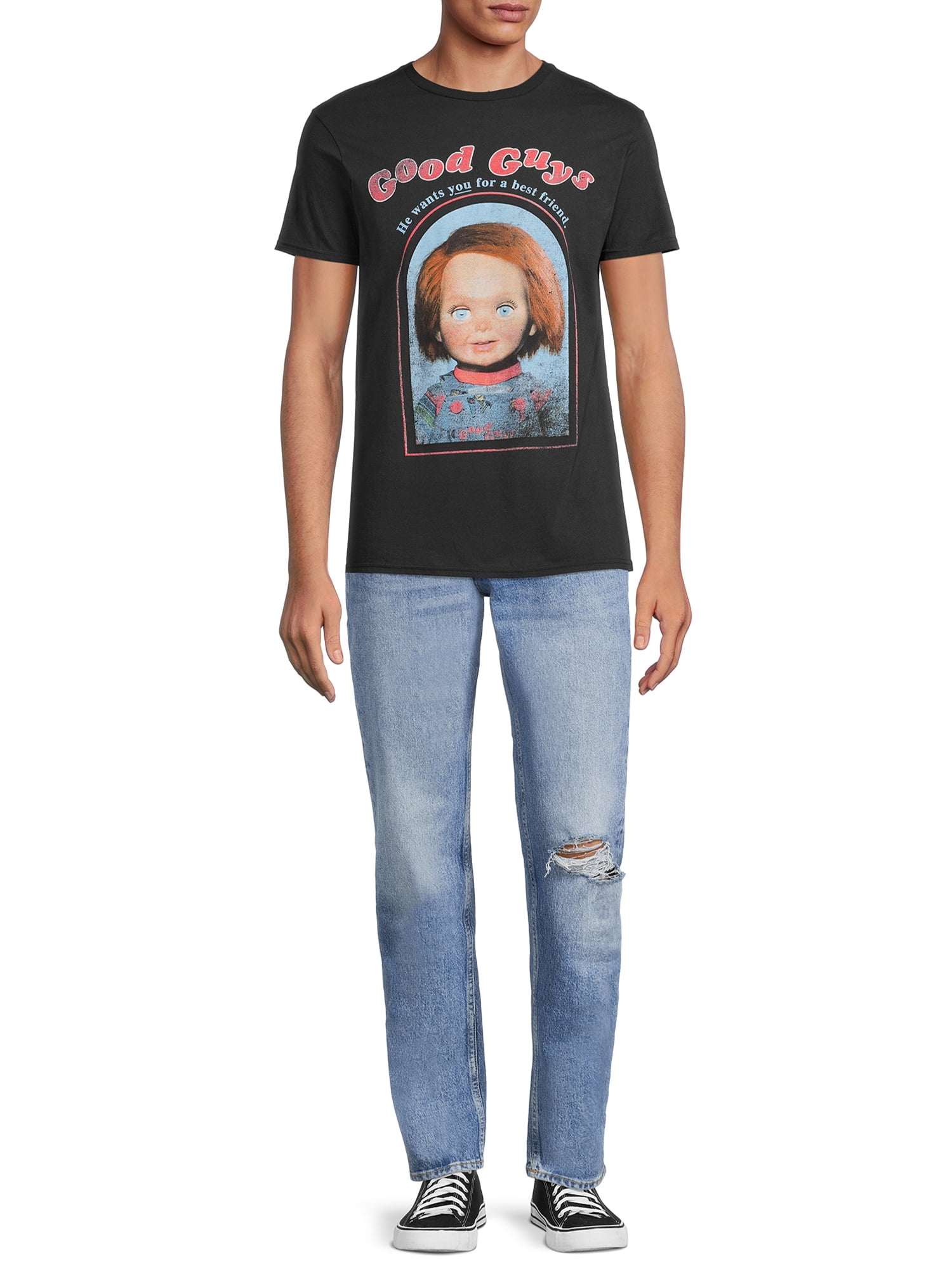 Chucky Men's and Big Men's Good Guys Graphic T-Shirt with Short Sleeves