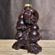thumbnail image 3 of Rosewood carved gourd ornament, solid wood home decoration with incense burner, suitable for living room and office., 3 of 3