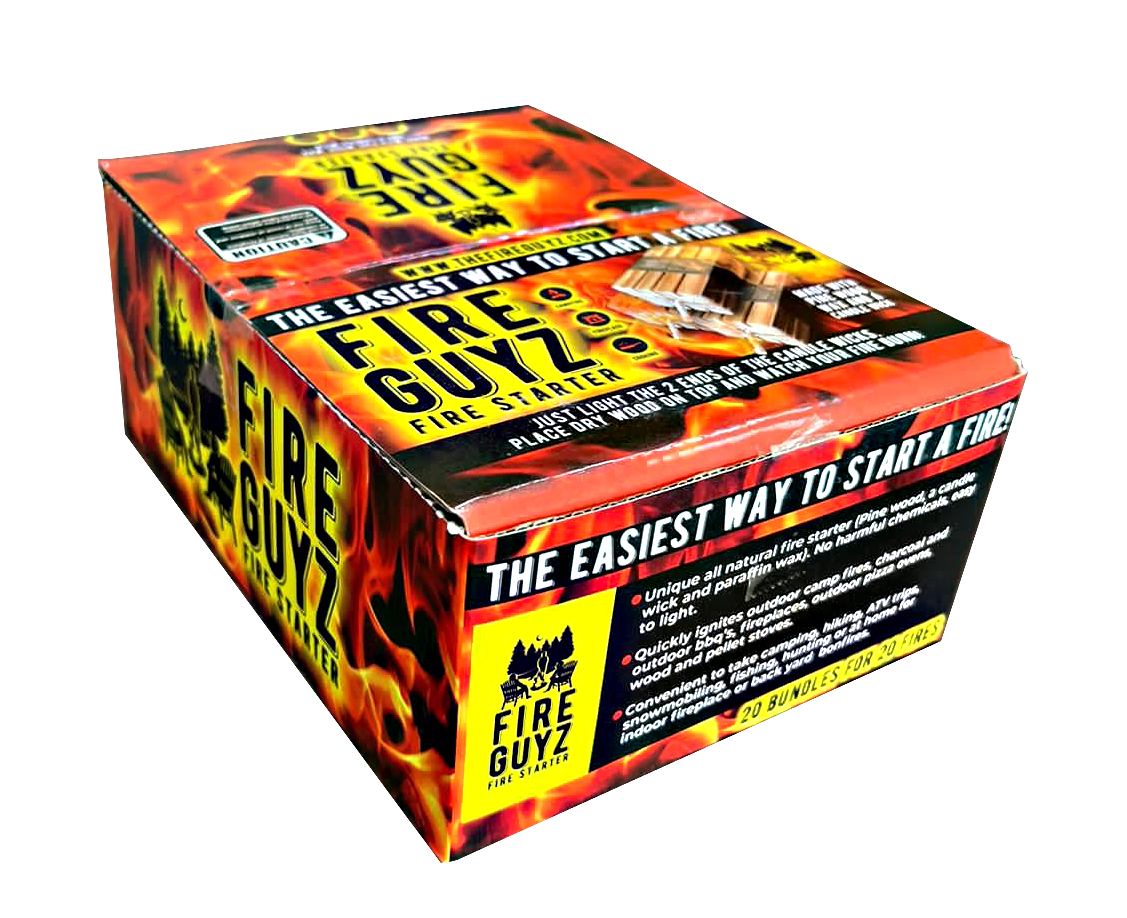 Fire Guyz 20 Pack Fire Starter, 8.5 in x6.1 in x3.4 in