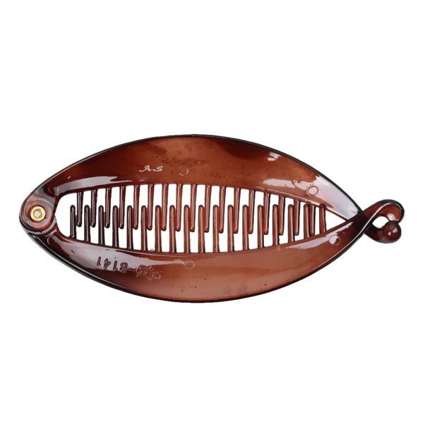 Pelo Garra Co Pescado Clip Peine Pinzas De Pelo Abraza A Accesorios Negro marrón Sunnimix Pinza de pelo de cola de caballo para mujer