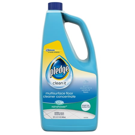 Pledge Multisurface Floor Cleaner Concentrate, Rainshower, 32 fl (Best Grout To Use On Shower Floor)