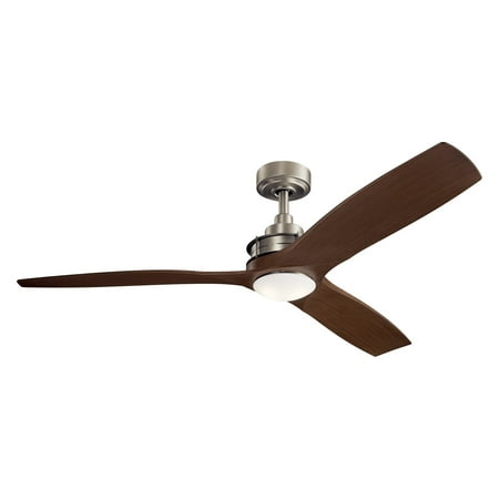 Ceiling Fan Kichler Lighting - Kichler 56 in. Ried Indoor Ceiling Fan with LED Light