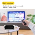 thumbnail image 5 of M24 Mini Portable Projector Multifunction 360 Degree Surround Sound Home Theater Video Projector 100?240V White US Plug, 5 of 5
