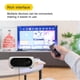 thumbnail image 5 of M24 Mini Portable Projector Multifunction 360 Degree Surround Sound Home Theater Video Projector 100?240V White US Plug, 5 of 5