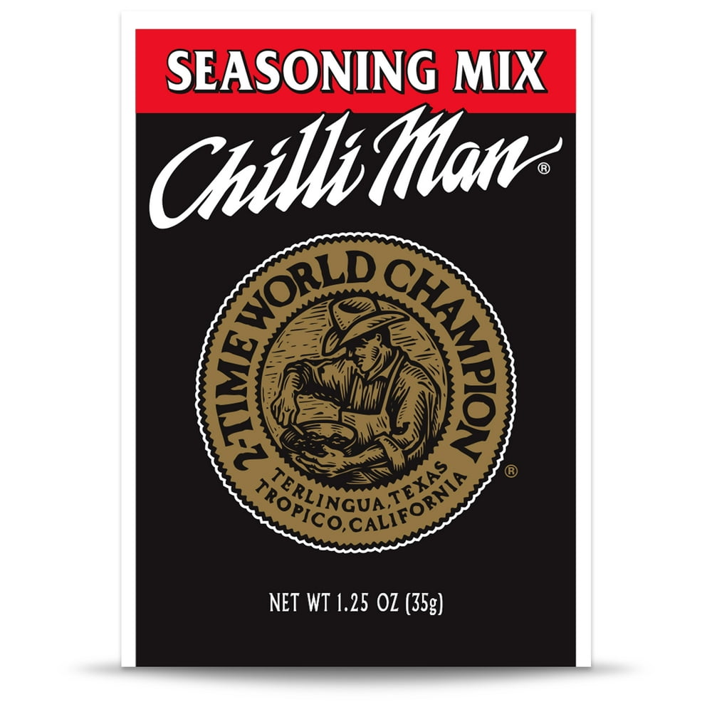 (24 Pack) Chilli Man Chili Seasoning Mix, 1.25 Ounce Packs, New