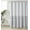 Gray, variant on Kate Aurora Shabby Chic Semi Ruffled Gypsy Fabric Shower Curtain - Gray