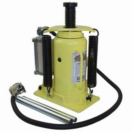 20 Ton Air & Hydraulic Bottle Jack - Yellow