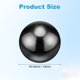 thumbnail image 3 of Uxcell 1-Pack Garden Gazing Globes Ball 4 Inch 201 Stainless Steel Hollow Mirror Ball for Home, Outdoor Gloss Black, 3 of 7