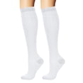 thumbnail image 3 of Adult Fashion Solid Compression Socks - Calf Sports Football Long Compression Stockings for Enhanced Comfort and Performance, 3 of 3