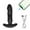 Black, variant on XBONP Anal Vibrator Thrusting Vibrator Prostate Massager with App for Male, Wearable Anal Butt Plug Sex Toy for Massage Anal, Black