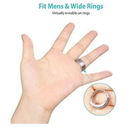 HOMEGEEK Invisible R-ing Size Adjuster R-ing Sizer Spacer Guard 8 Sizes for Loose R-ings Portable