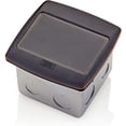 thumbnail image 2 of Pop-Up Floor Box with 20 Amp, Tamper-Resistant Self-Test GFCI Outlet, Bronze, 2 of 2