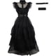 thumbnail image 1 of Disfraz de Miércoles Addams para mujer, disfraz de Miércoles Addams, disfraz de fiesta de Halloween Negro/Hembra 2X Grande Negro/Hembra 2X Grande Xishao Juguetes, 1 of 2