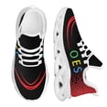thumbnail image 1 of Zapatillas deportivas de malla con diseño de la Orden del Este de OES Sistars para mujer, transpirables, ligeras, con cordones y plataforma, 1 of 6