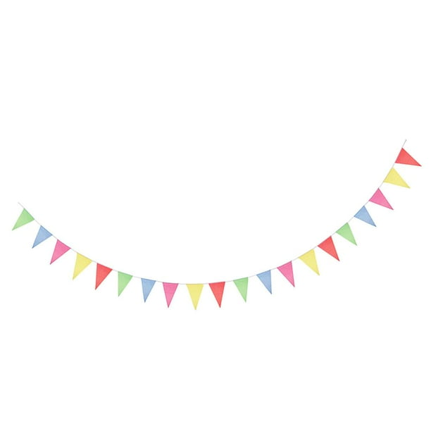 Conjunto de 100 Banderines de 18x28cm Banderín de Cuerdas para Decoraciones de Fiestas Navideñas
