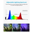 thumbnail image 3 of Lámpara de acuario NICREW RGB+W 24/7 LED de 30 a 36 pulgadas y 27 W para plantas, 3 of 6