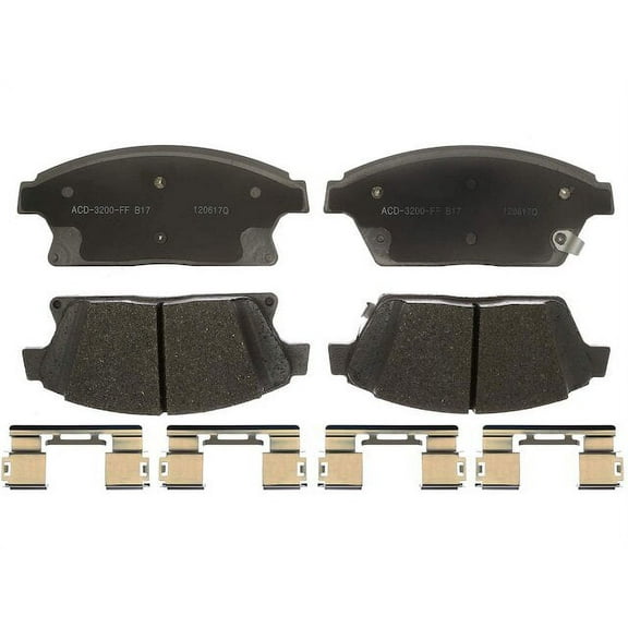 Front Brake Pad Set - Compatible with 2015 - 2017 Chevy Trax 2016