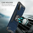 thumbnail image 3 of Case for Samsung Galaxy A52 5G Armor Hybrid with Ring Holder Kickstand Shockproof Heavy-Duty Durable Rugged Dual Layer Phone Cover for Galaxy A52 by Xpm - Blue, 3 of 7