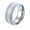 Style 5, variant on Men's Women's Stainless Steel Enamel Rainbow Pride LGBT Ring Lesbian & Gay LGBTQ Pride Couple Wedding Engagement Band Style 6 Size 6