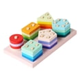 thumbnail image 3 of Wooden Shape Matching Puzzle Preschool Learning Activity Hand Eye Coordibation, 3 of 9