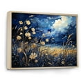 thumbnail image 2 of Designart "Field Of Navy Blue Poppies" Meadow Floater Framed Canvas Prints, 2 of 5