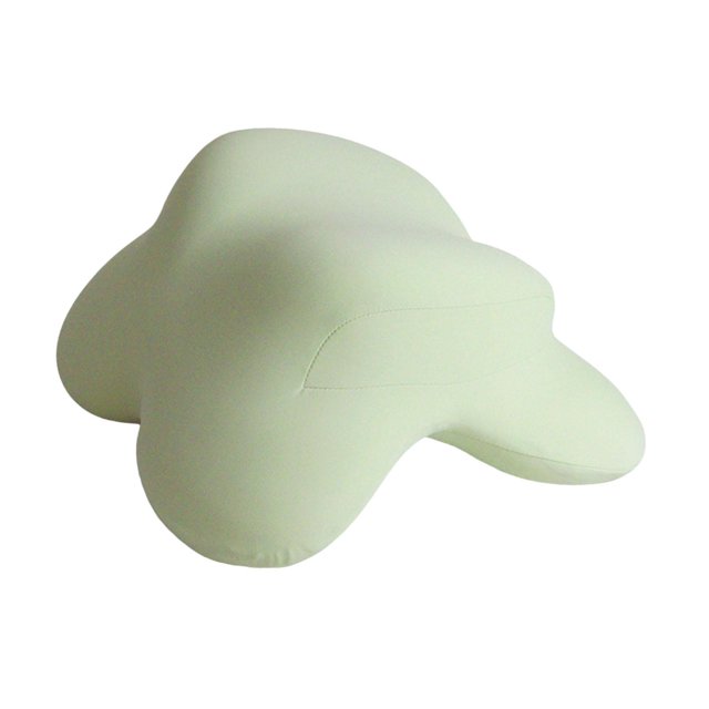 Almohada de escritorio para siesta, funda extraíble 3D, transpirable, suave, para hombres y mujeres, multifuncional, para silla de oficina, cojín para verde