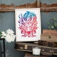 thumbnail image 5 of 3 Pcs Dragon Stencils 11.7x8.3/7.8x7.8inch Dragon Head Stencil with Paint Brush Oriental Dragon Eye Reusable Template for DIY Craft on Window Wood Wall Home Decor, 5 of 9