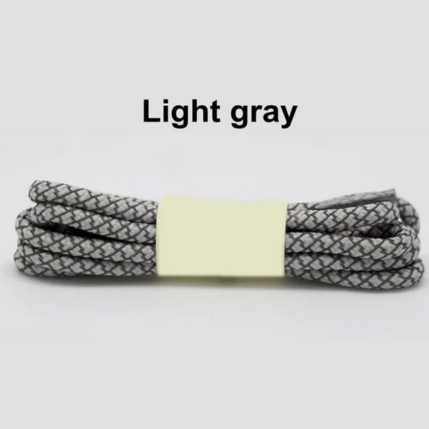 par de cordones reflectantes 3M para zapatillas de deporte, cordones redondos para niños y adultos, cordones para deportes al aire libre, longitud de 100, 120, 140, 160CM, YD-4100cm Gao Jinjia LED