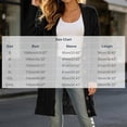 thumbnail image 4 of LWFFDAW Long Open Fornt Cardigan Sweater for Women Long Sleeve Button Down Sweater Fall Winter Soft Loose Knit Sweater Coat, 4 of 10