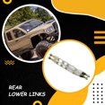 thumbnail image 4 of maskred 2piece Rear Lower Suspension Linkage For 1/10 Axial Rock Racer AX90026 AX31008 Upgraded Parts Crawler Desert Silver, 4 of 6