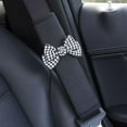 thumbnail image 5 of Wmool Seat Belt Shoulder Cover Bow Tie Cute Car Decoration Supplies Set Inter, 5 of 8