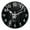 E5, variant on Personalized Wall Clock Non-Ticking Silent Clocks Battery Operated Round Clocks Decorative for Bathroom,Office-Majestic Deer With Impressive Antlers Stands In The Dark Forest(10inch)