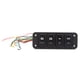 thumbnail image 5 of Interruptor de panel de 4 posiciones con luz LED azul, botón de control para lámpara de conducción, apto para coche Hailax de 12 V CC, 5 of 14