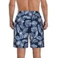thumbnail image 3 of Naloa Tropical Leaves Men's Beach Shorts, Surfing shorts, Swim trunks, Quick Dry Swim Trunks for Surfing Beach Fun - 3X-Large, 3 of 9