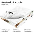 thumbnail image 3 of Sublimation Blanket Thick Sublimation Throw Blanket Heat Press Make My Own Blanket White Blank Blanket Custom Blanket Personalized Blanket Customized Blanket Customizable Blanket, 40"x30" Blankets, 3 of 5