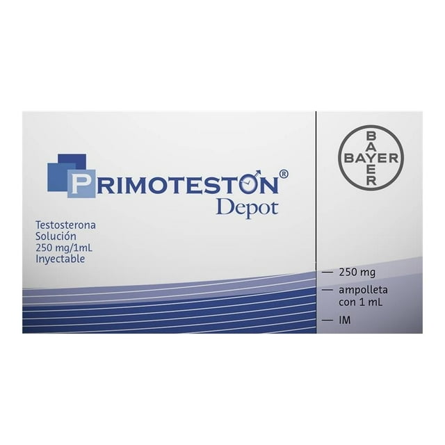 Primoteston Depot Testosterona 250 mg 1 ampolleta con 1 ml