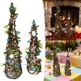 thumbnail image 2 of 2PACK Easter Rattan Table Tree Decor Lighted with Eggs & Berries, Spring Centerpieces for Home, Easter Table & Holiday Decorations, 2 of 7