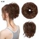 thumbnail image 1 of Xiao Hua Moño despeinado, moño con clip y peine lateral, coleteros sintéticos versátiles, ajustables y naturales para mujeres y niñas, color marrón claro, 1 of 3