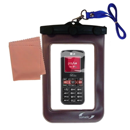 Gomadic Clean and Dry Waterproof Protective Case Suitablefor the LG VM101 to use Underwater