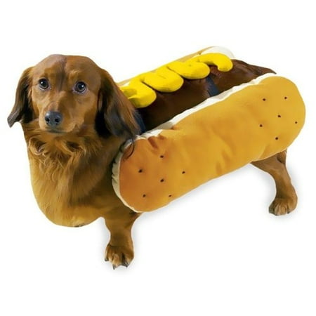 Generic Casual Canine Hot Diggity Dog Costume Mustard, S