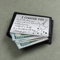 thumbnail image 5 of Engraved Wallet Card Insert I Choose You Wallet Inserts Anniversary Steel Cards, 5 of 9