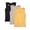 Light Yellow, variant on 3 Pack Girls Ribbed Tank Tops Crew Neck Sleeveless Shirts Kids Stretch Tight Summer Camisole Undershirts Racerback Tank Tops