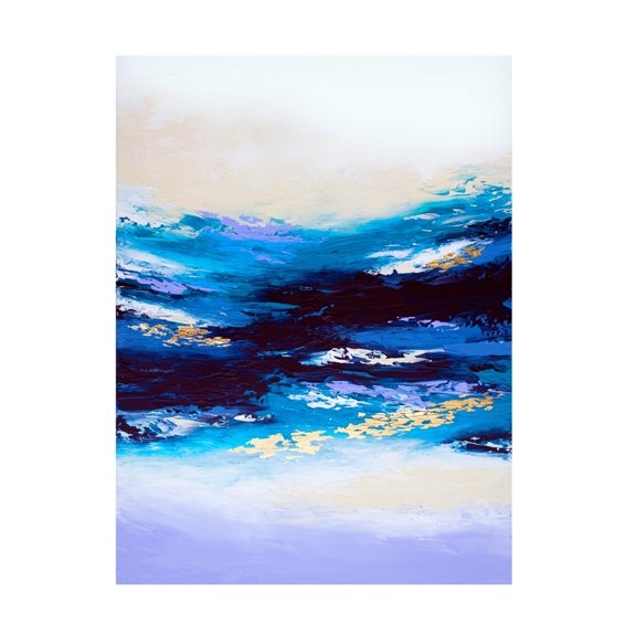 Trademark Fine Art Alyson Storms Abstract Sunset 2 Canvas Wall Art